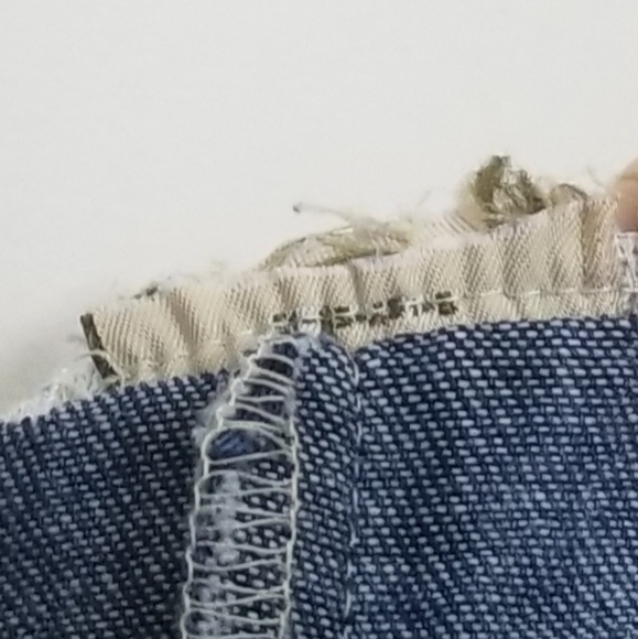 vtg blue denim skort - Picture 4 of 7